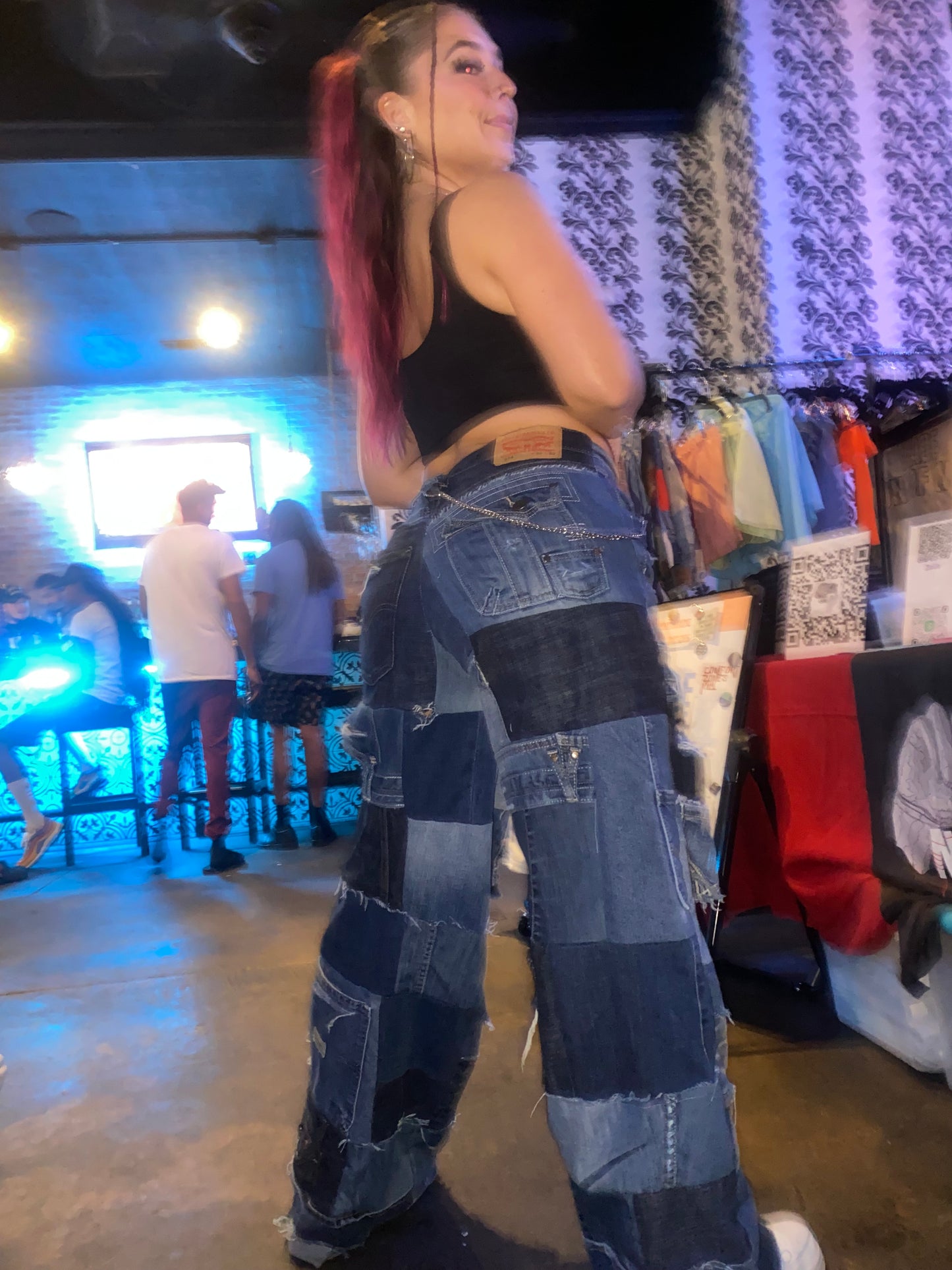 PATCHWORK JEANS
