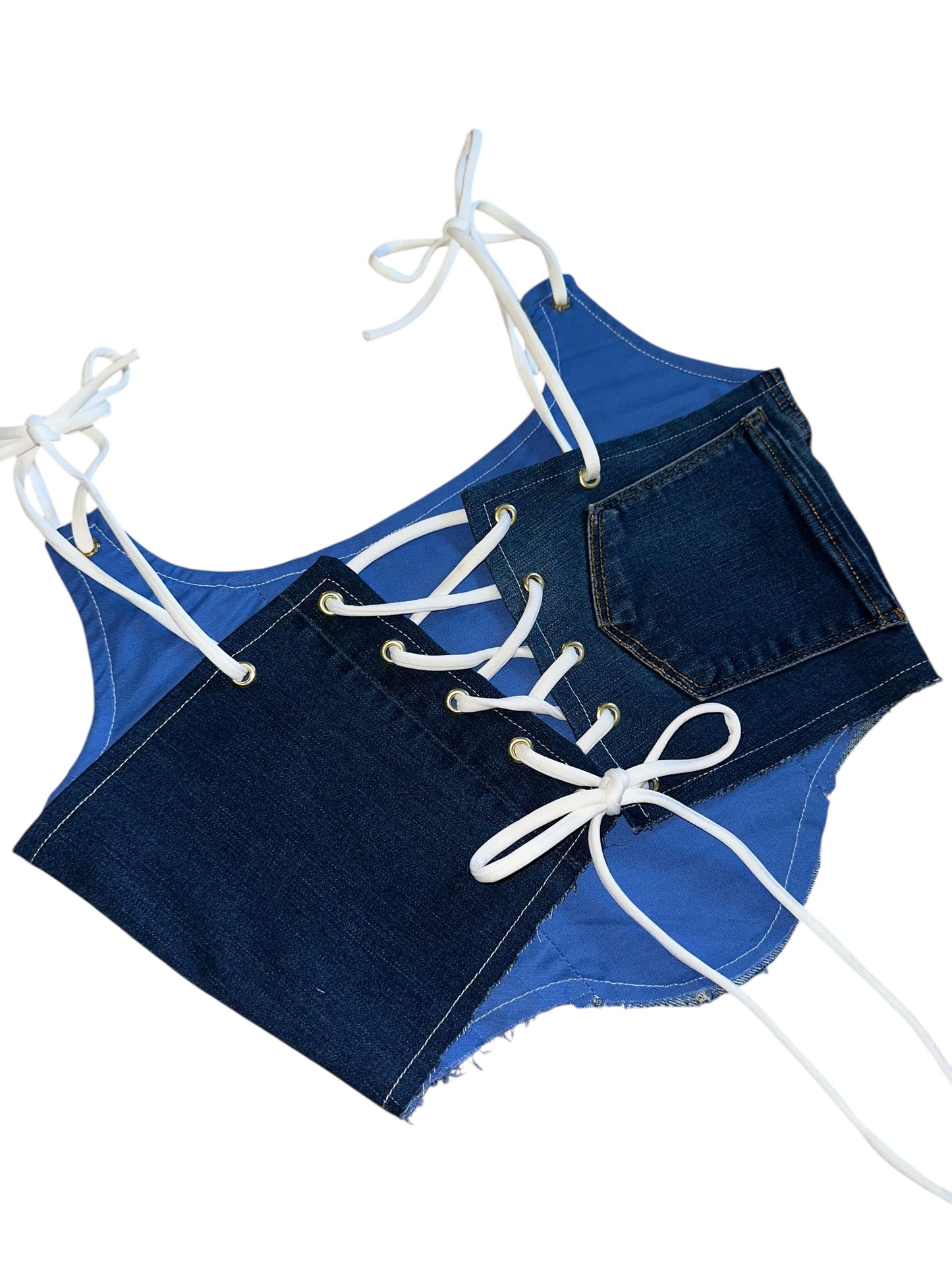 DENIM CORSET