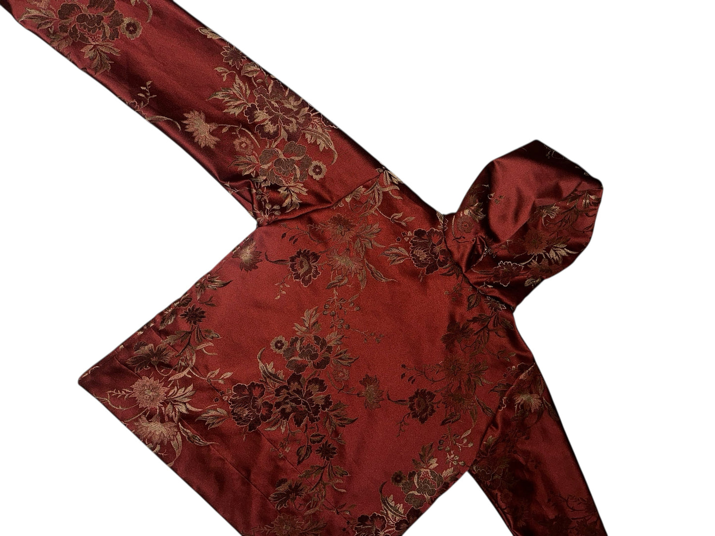 MAROON CURTAIN HOODIE