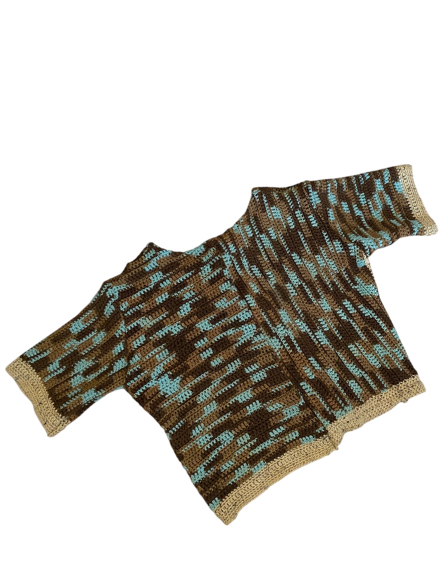 BLANKET SHORT-SLEEVE CARDIGAN