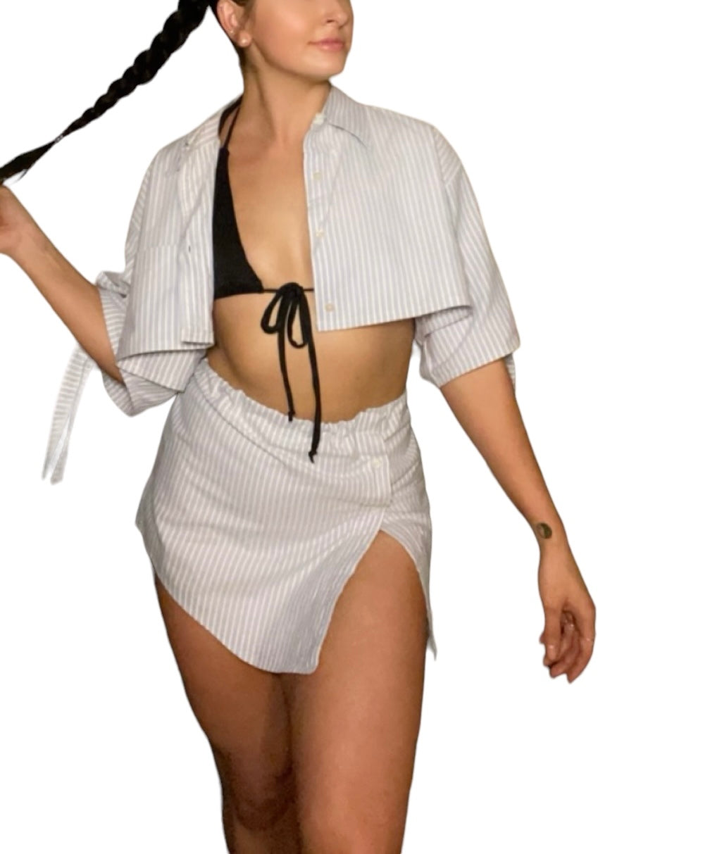 UPCYCLED GRANDPA SHIRT SET