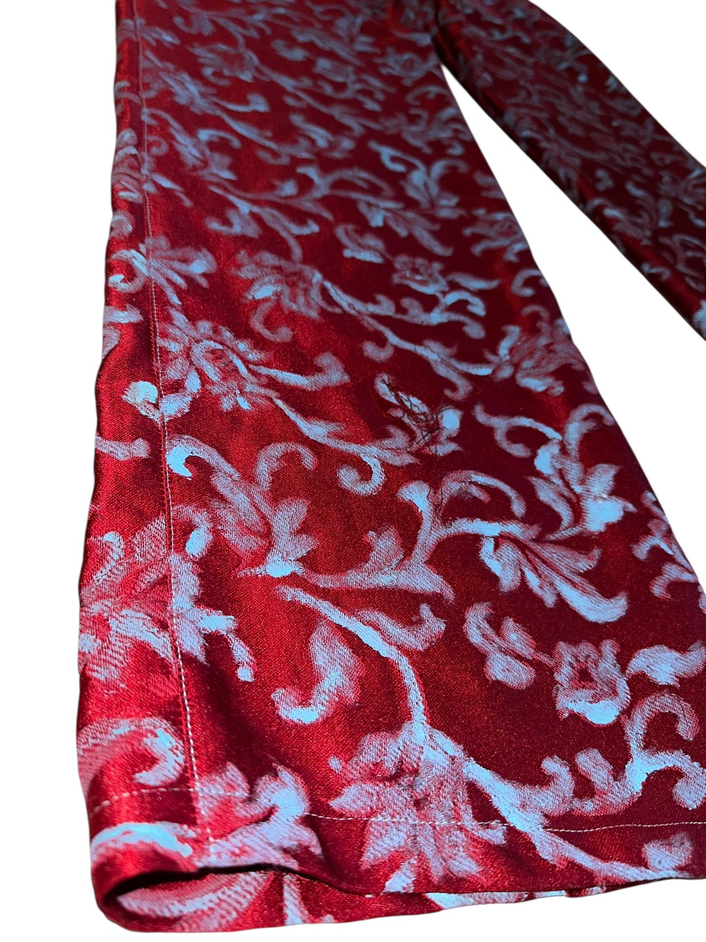 HAND-PAINTED TABLECLOTH PANTS