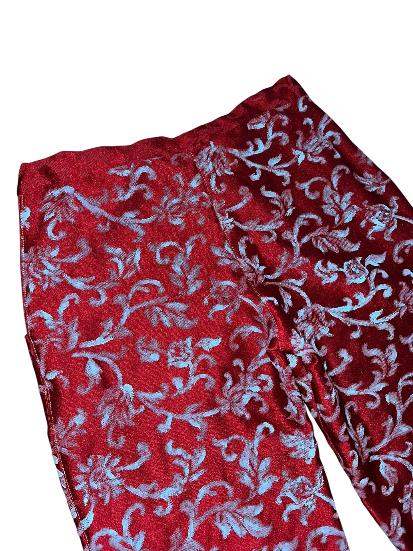 HAND-PAINTED TABLECLOTH PANTS
