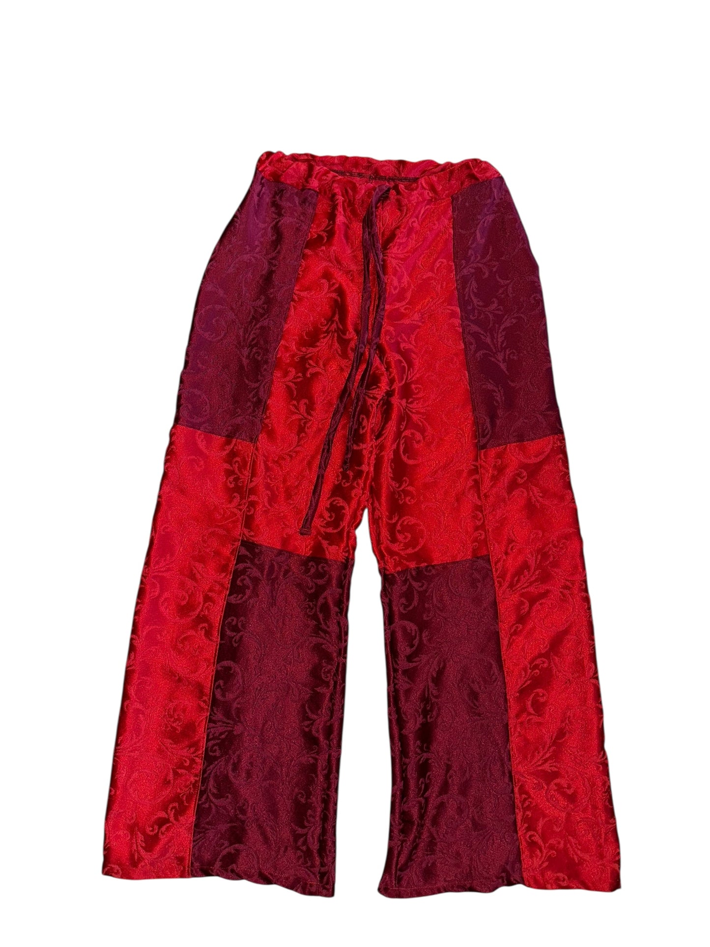 TWO-TONED TABLECLOTH PANTS