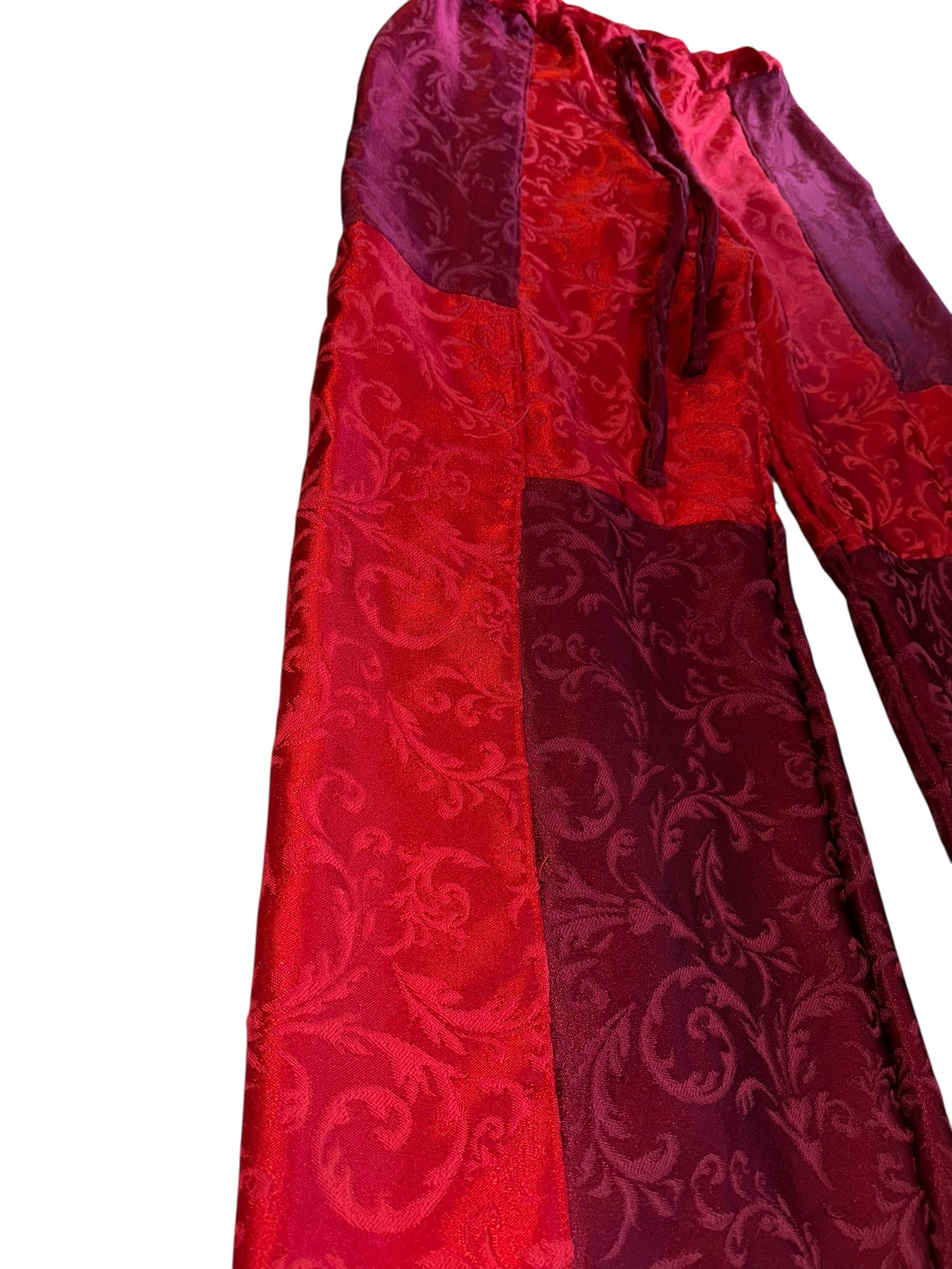 TWO-TONED TABLECLOTH PANTS