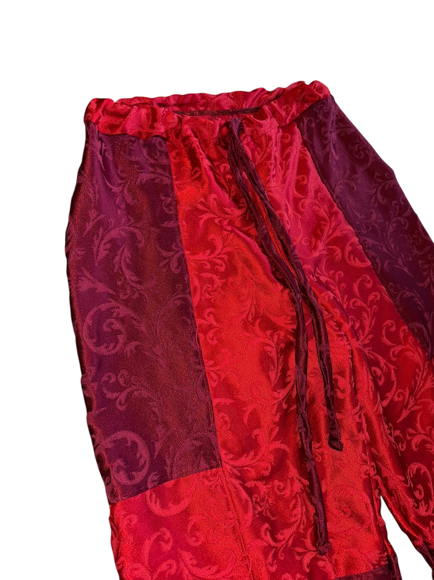 TWO-TONED TABLECLOTH PANTS