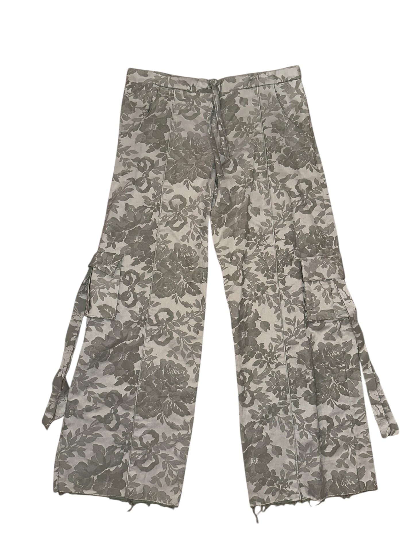 FLORAL CURTAIN CARGOS