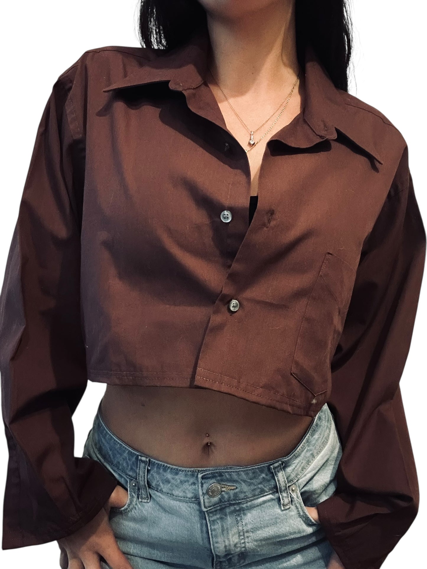 CROPPED BUTTON-DOWNS