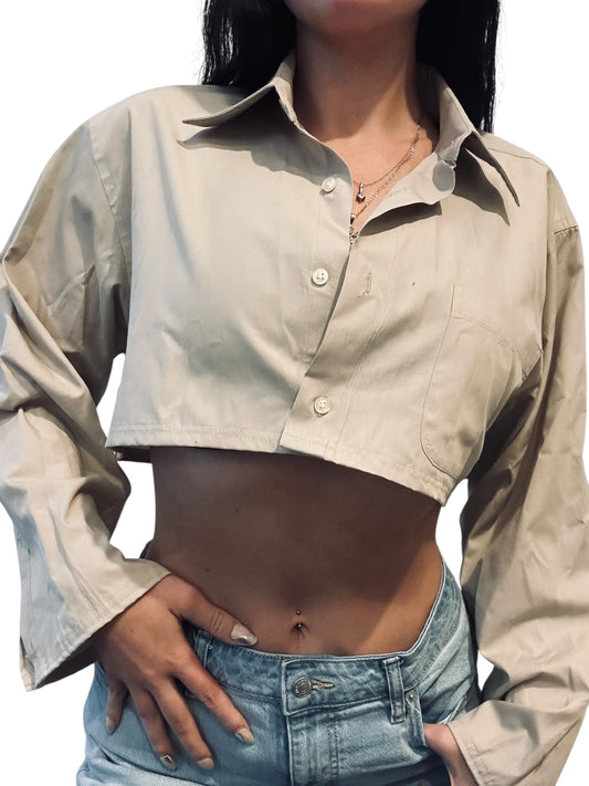 CROPPED BUTTON-DOWNS