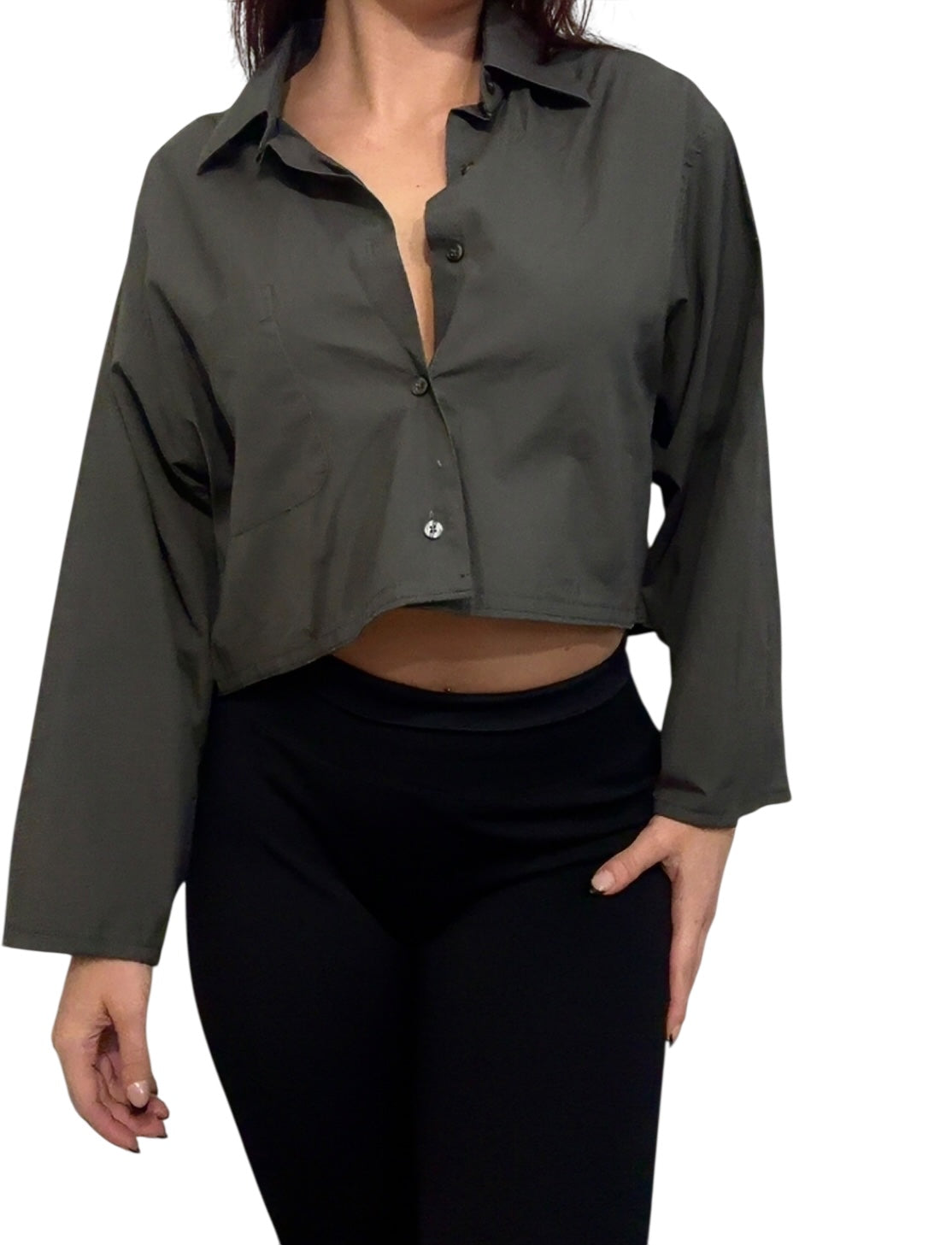 CROPPED BUTTON-DOWNS