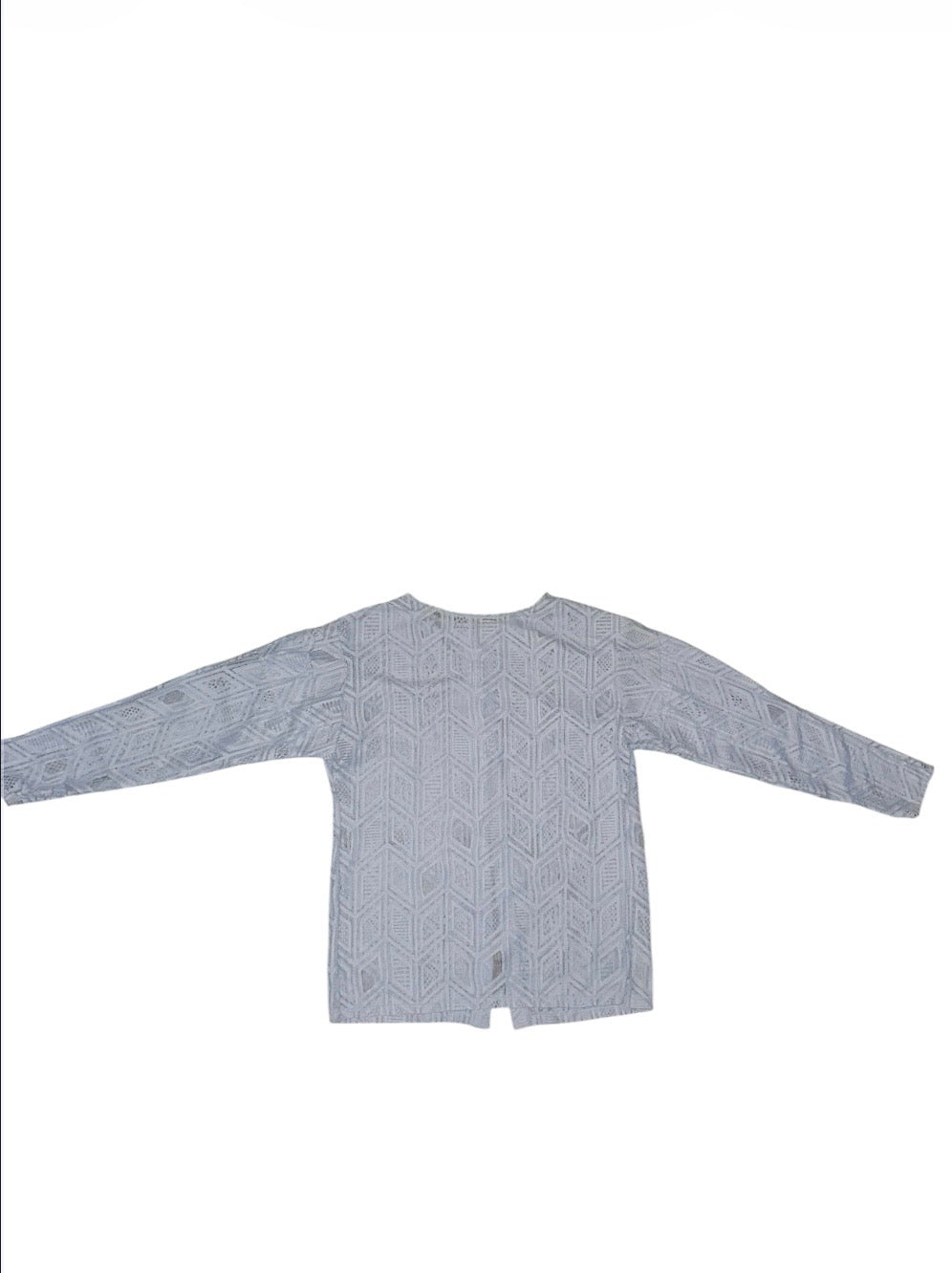 BABY BLUE MESH CARDIGAN