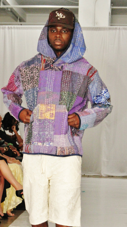 QUILTED HOODIE