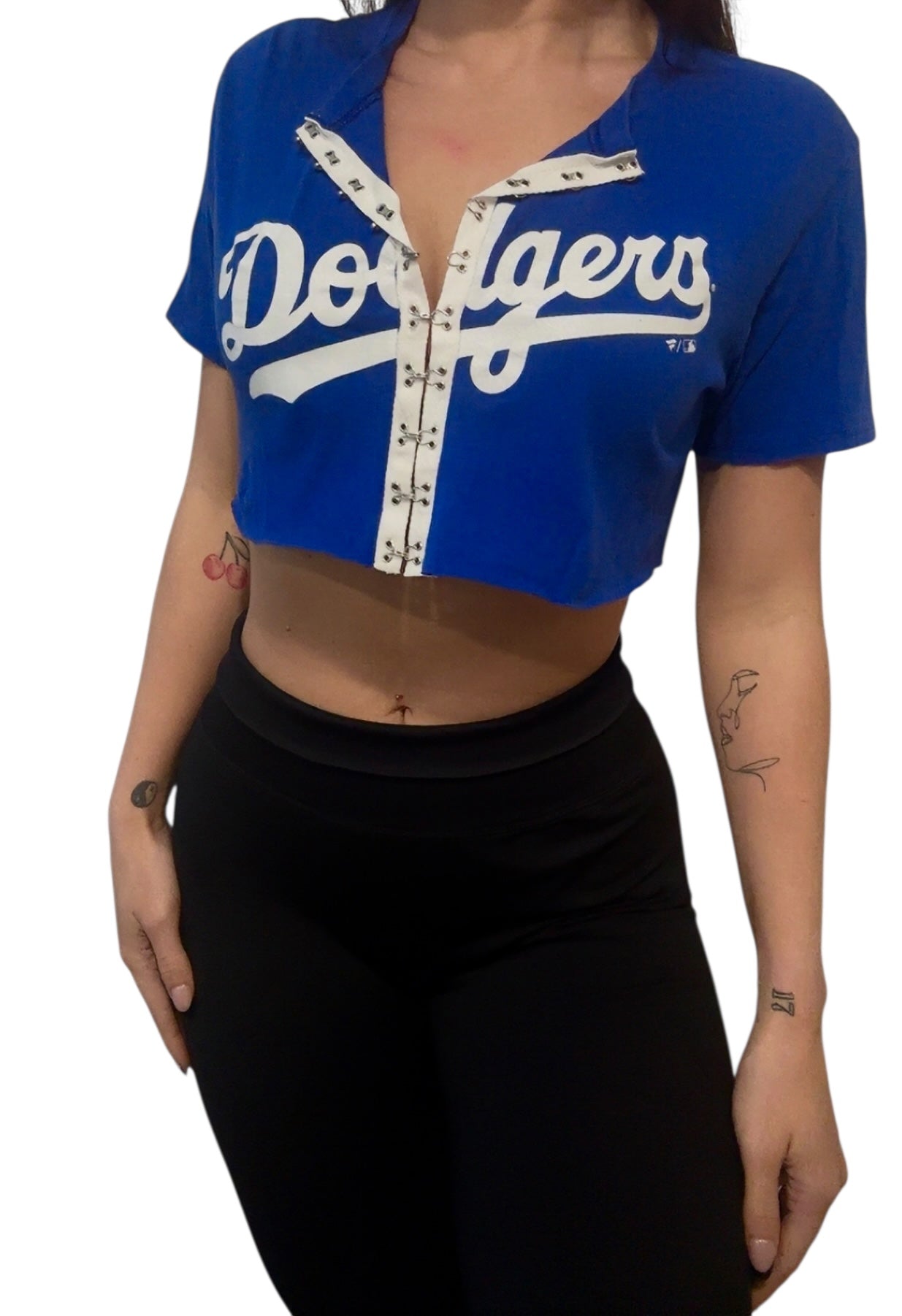 CROPPED DODGERS TEE