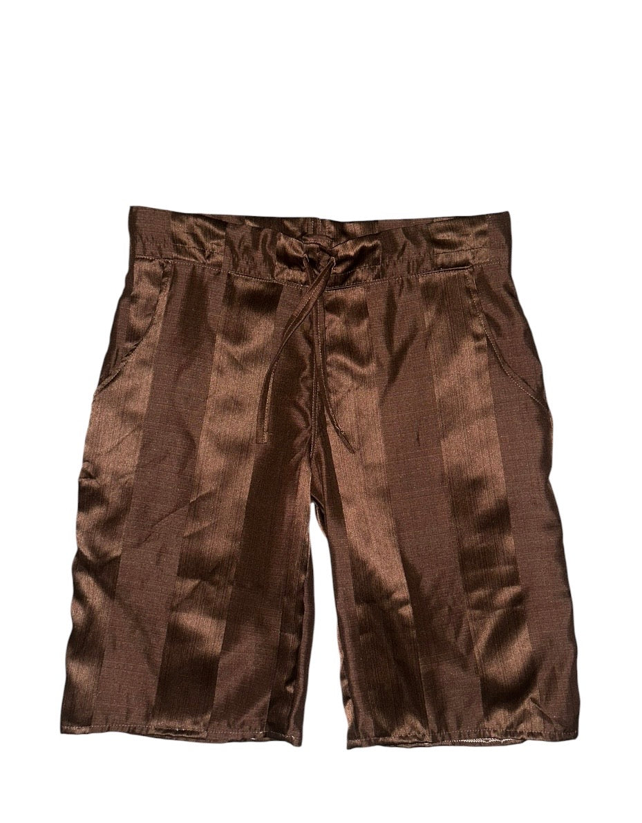 DRAWSTRING CURTAIN SHORTS