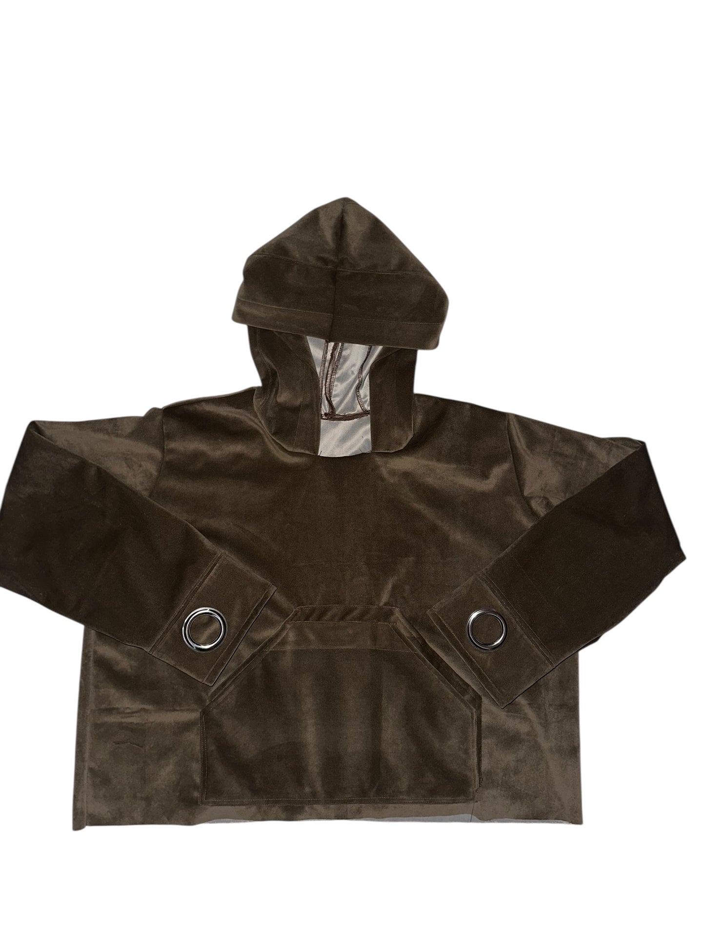 VELVET CURTAIN HOODIE