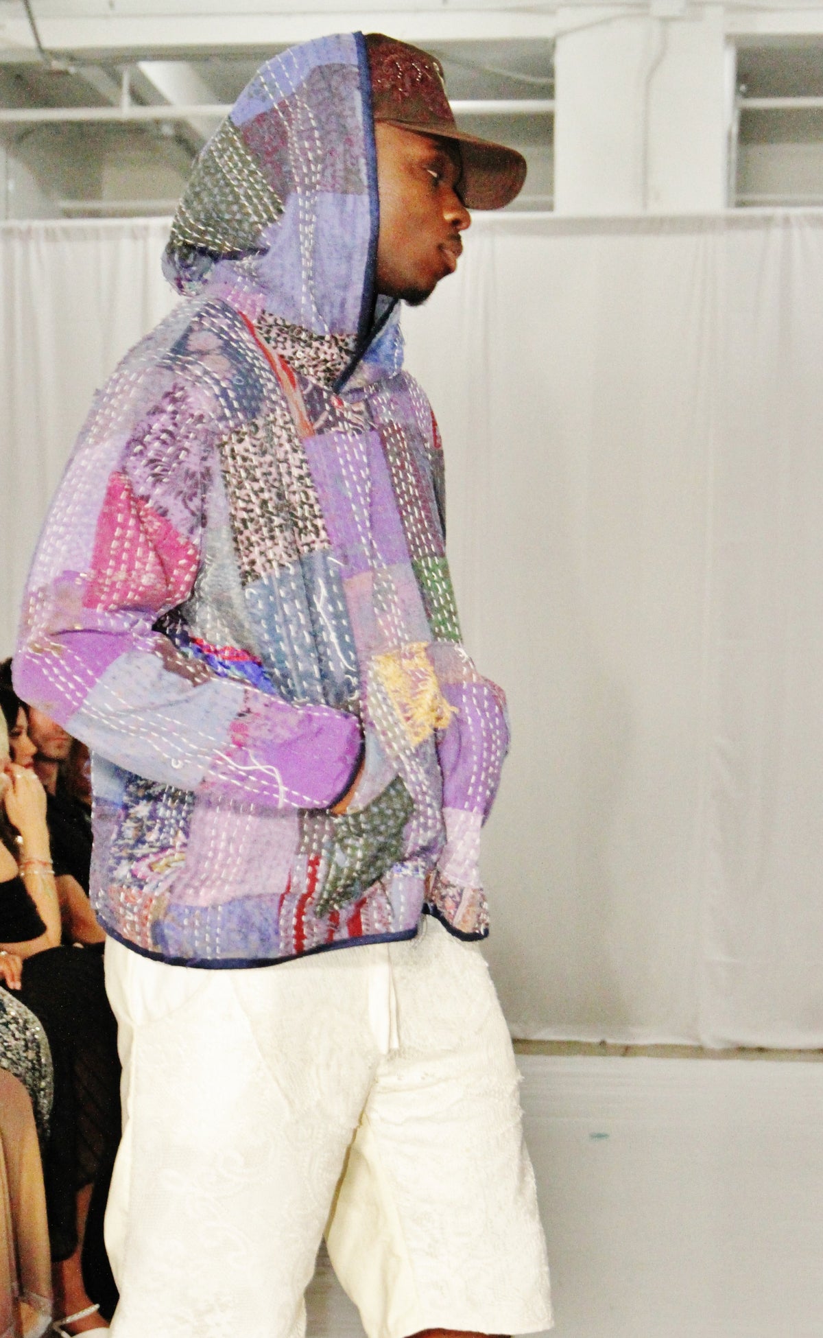QUILTED HOODIE