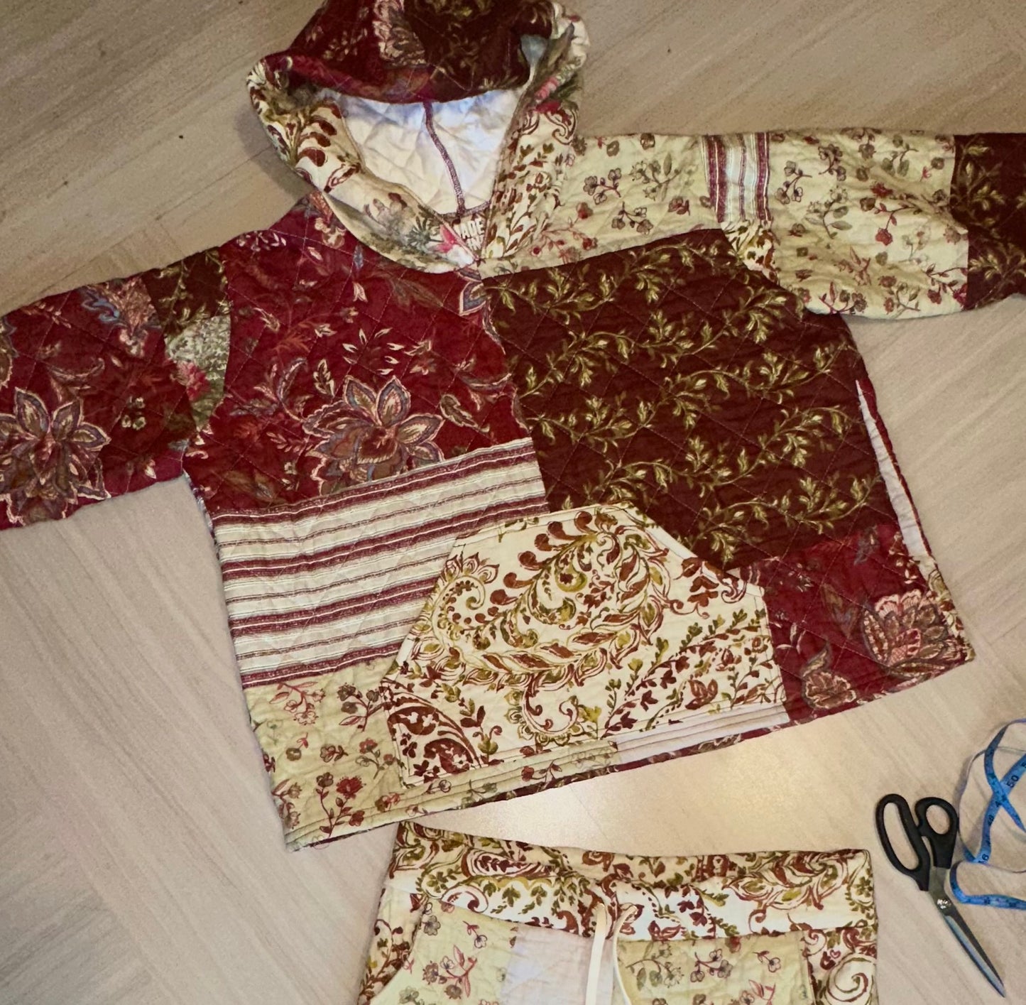 QUILTED HOODIE