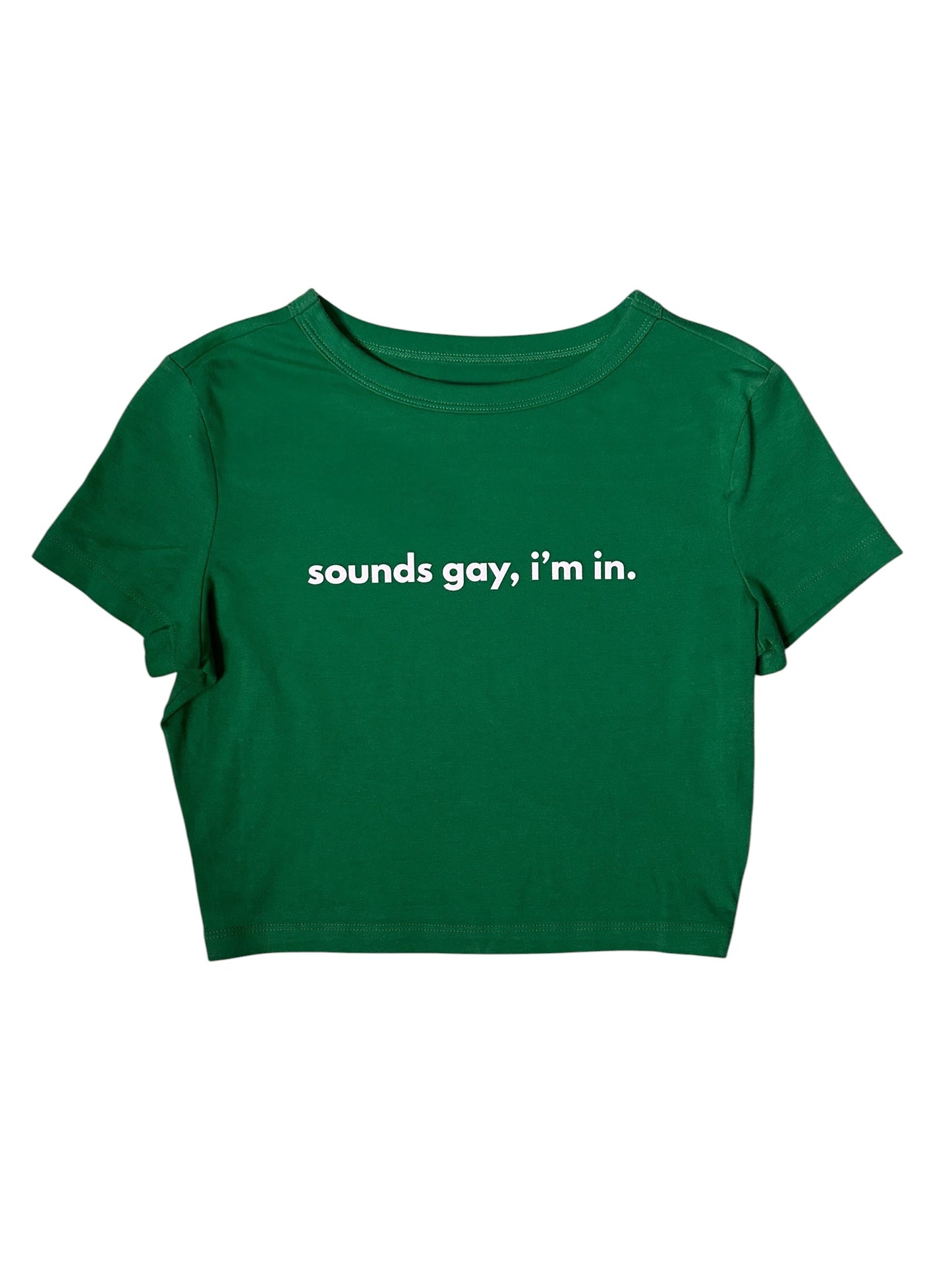 I’M IN CROPPED TEE