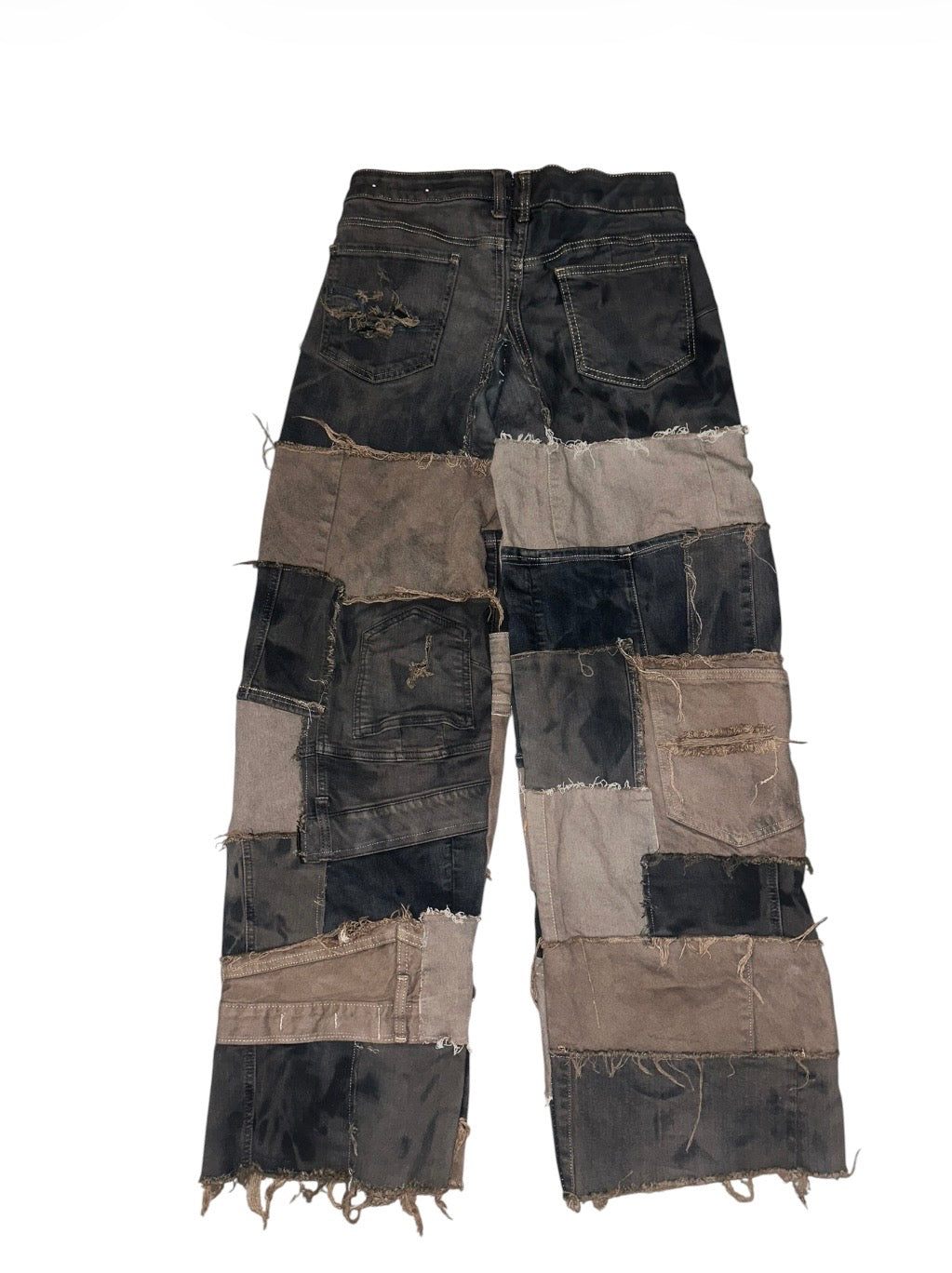 MOCHA PATCHWORK JEANS