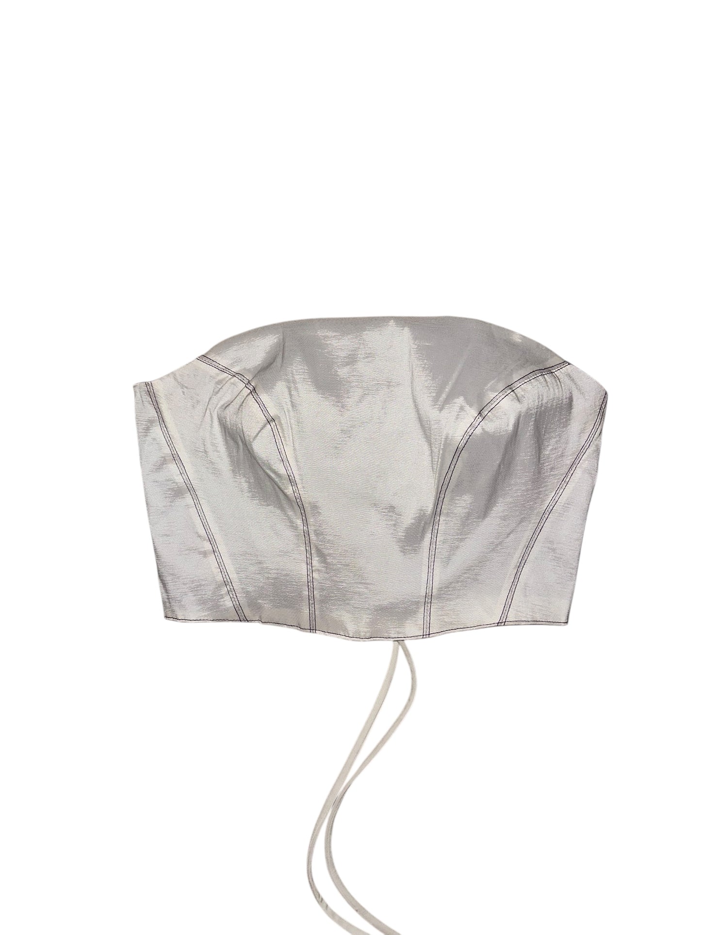 SILKY STRAPLESS CORSET