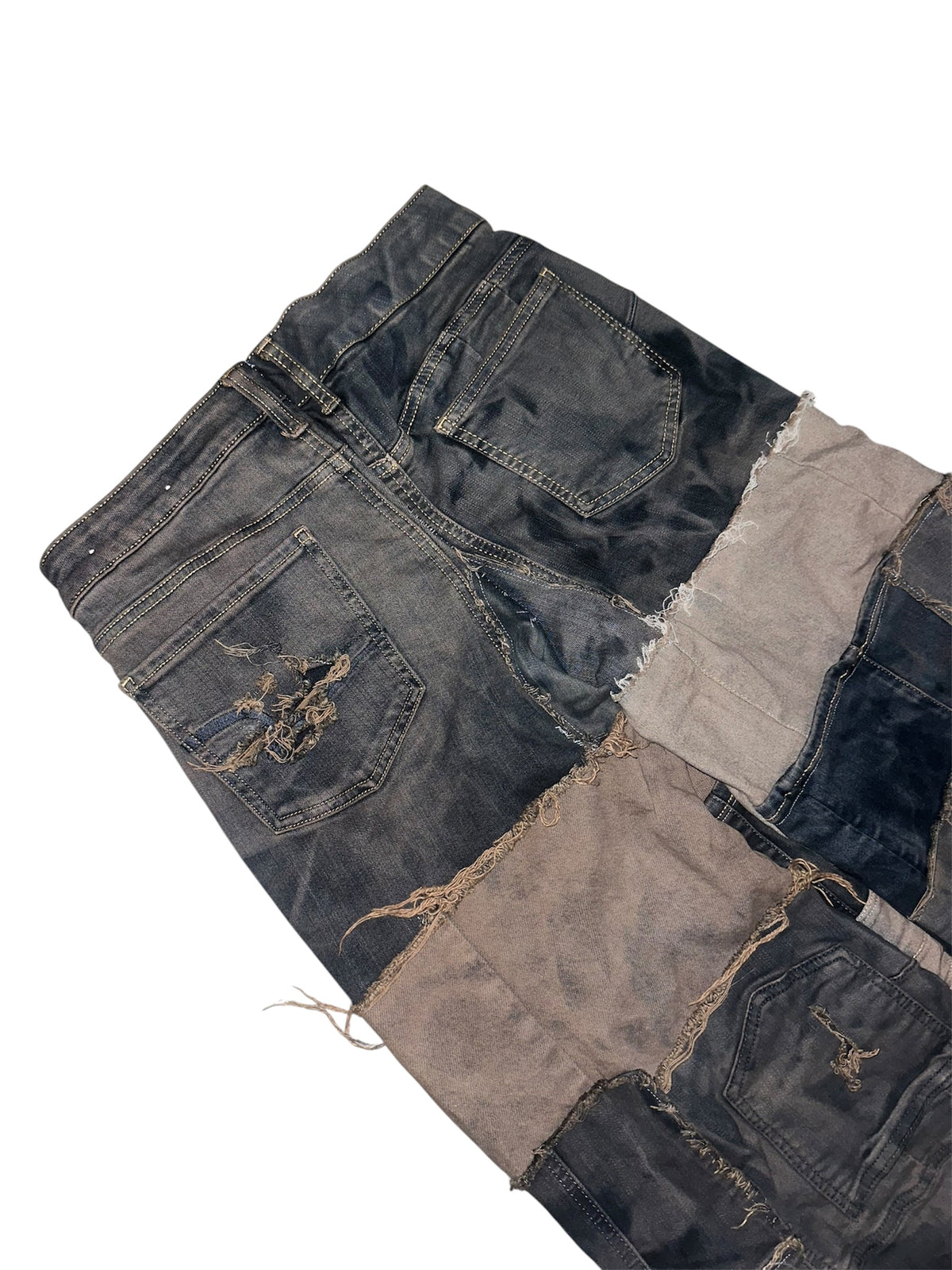 MOCHA PATCHWORK JEANS