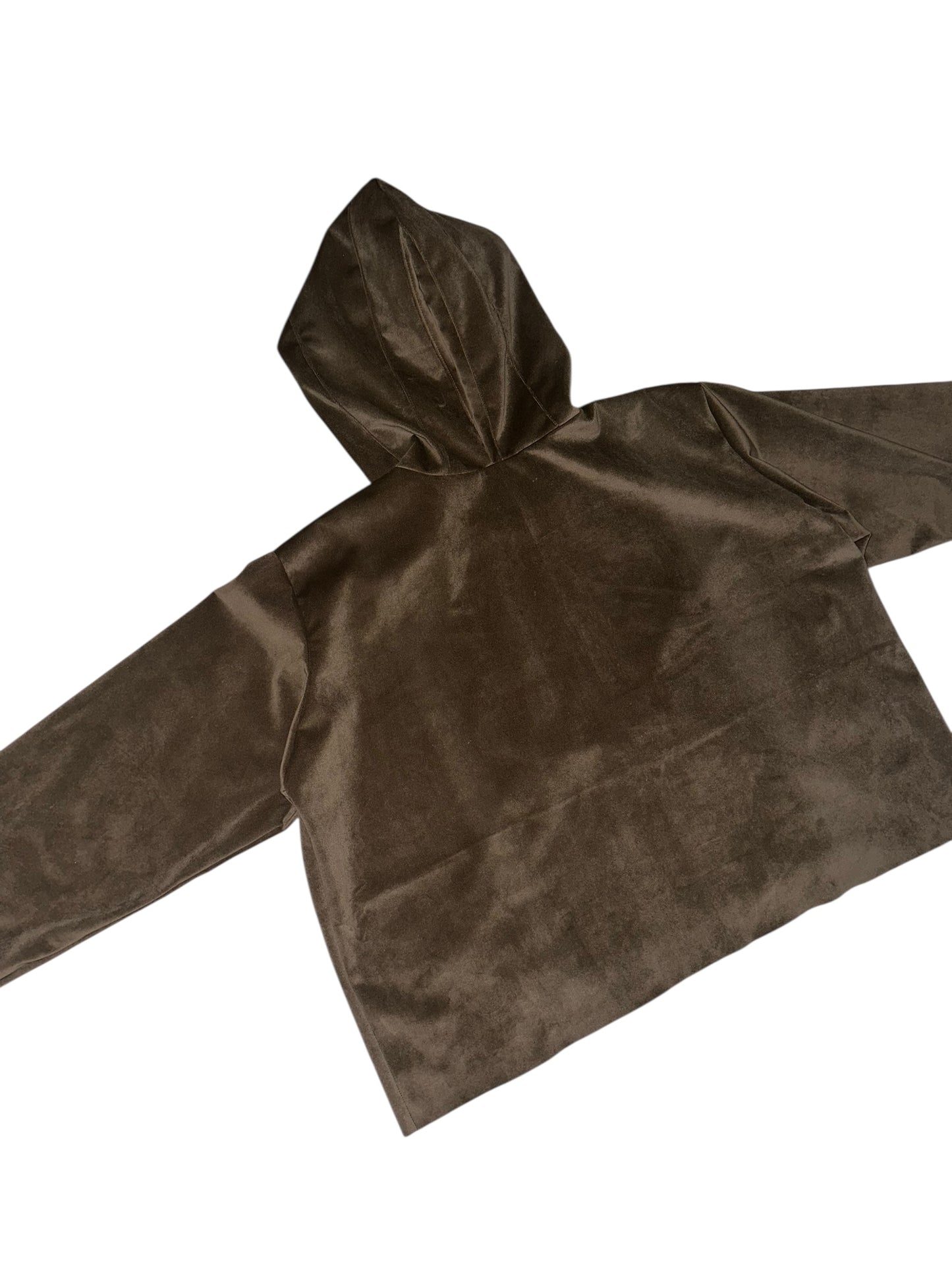 VELVET CURTAIN HOODIE