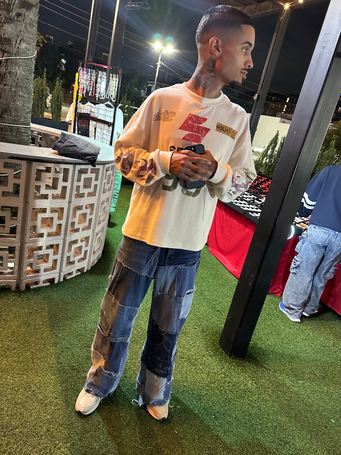 PATCHWORK JEANS