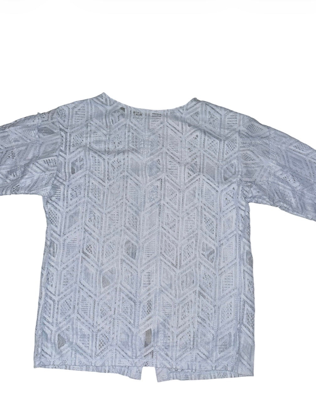 BABY BLUE MESH CARDIGAN