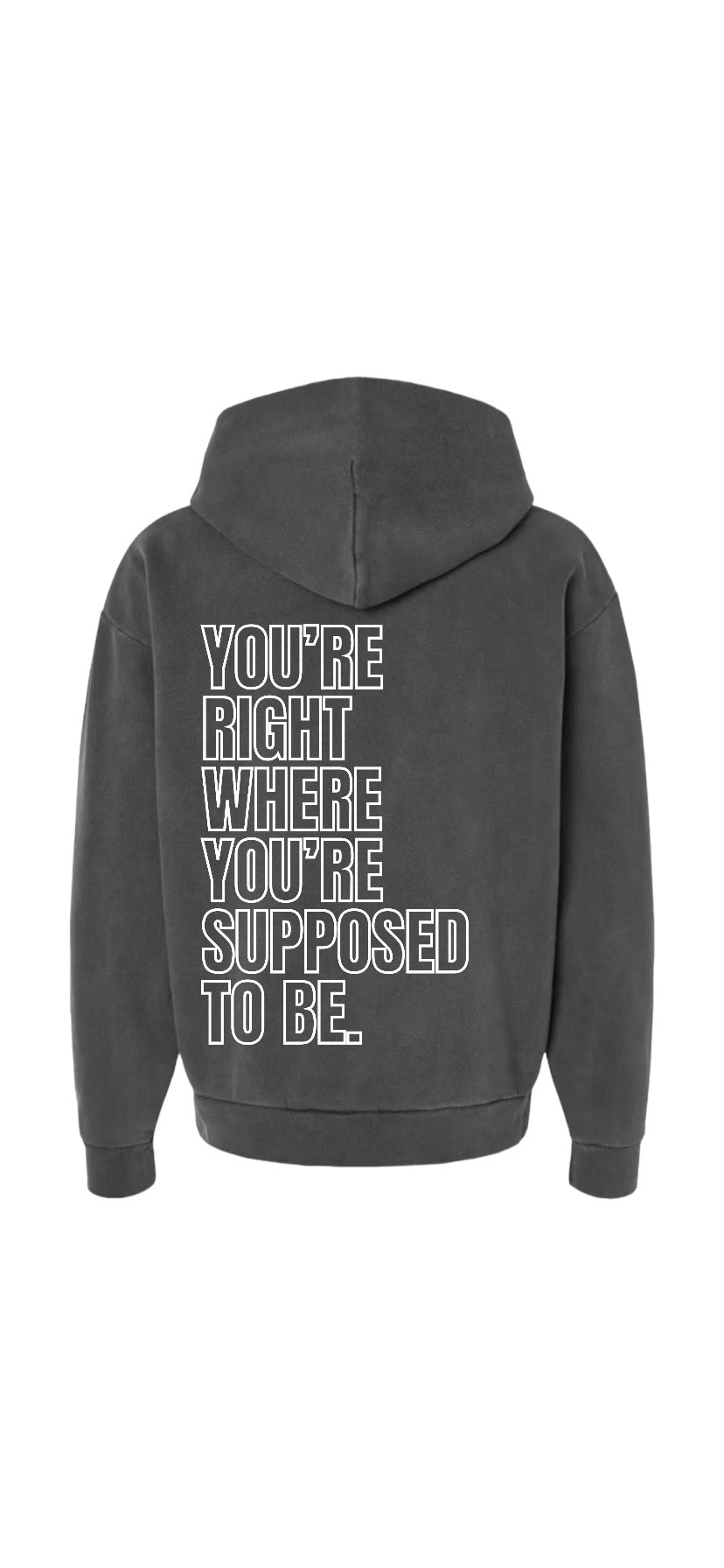 RIGHT HERE RIGHT NOW HOODIE