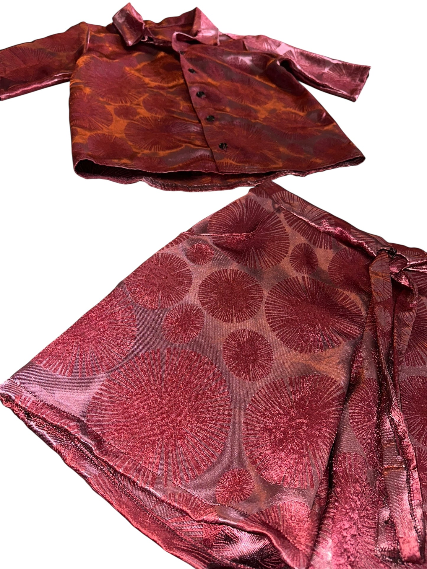 MAGENTA CURTAIN SET