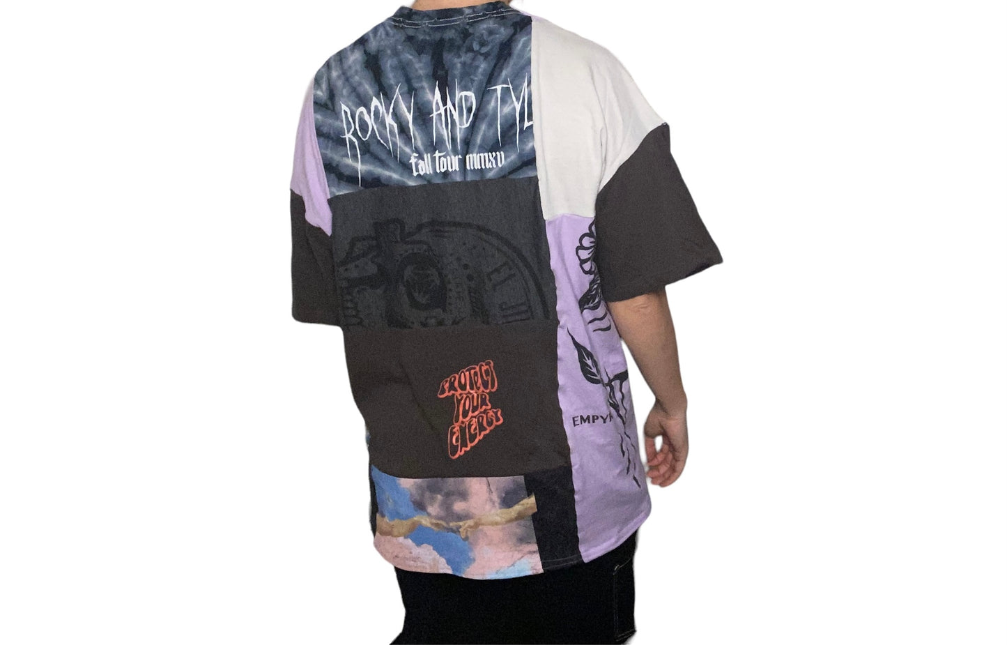 PURPLE RAIN COLLAGE TEE