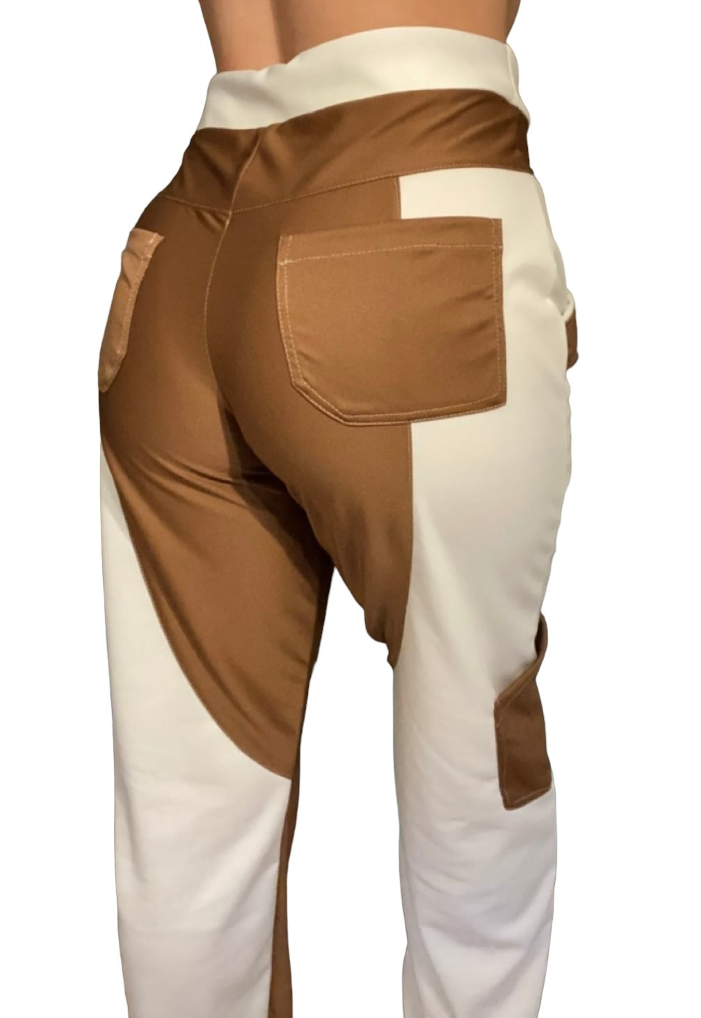 COZY TWO-TONED PANTS