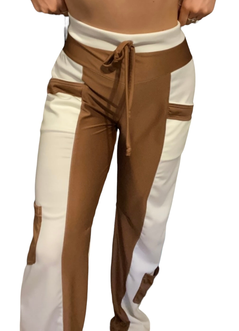 COZY TWO-TONED PANTS