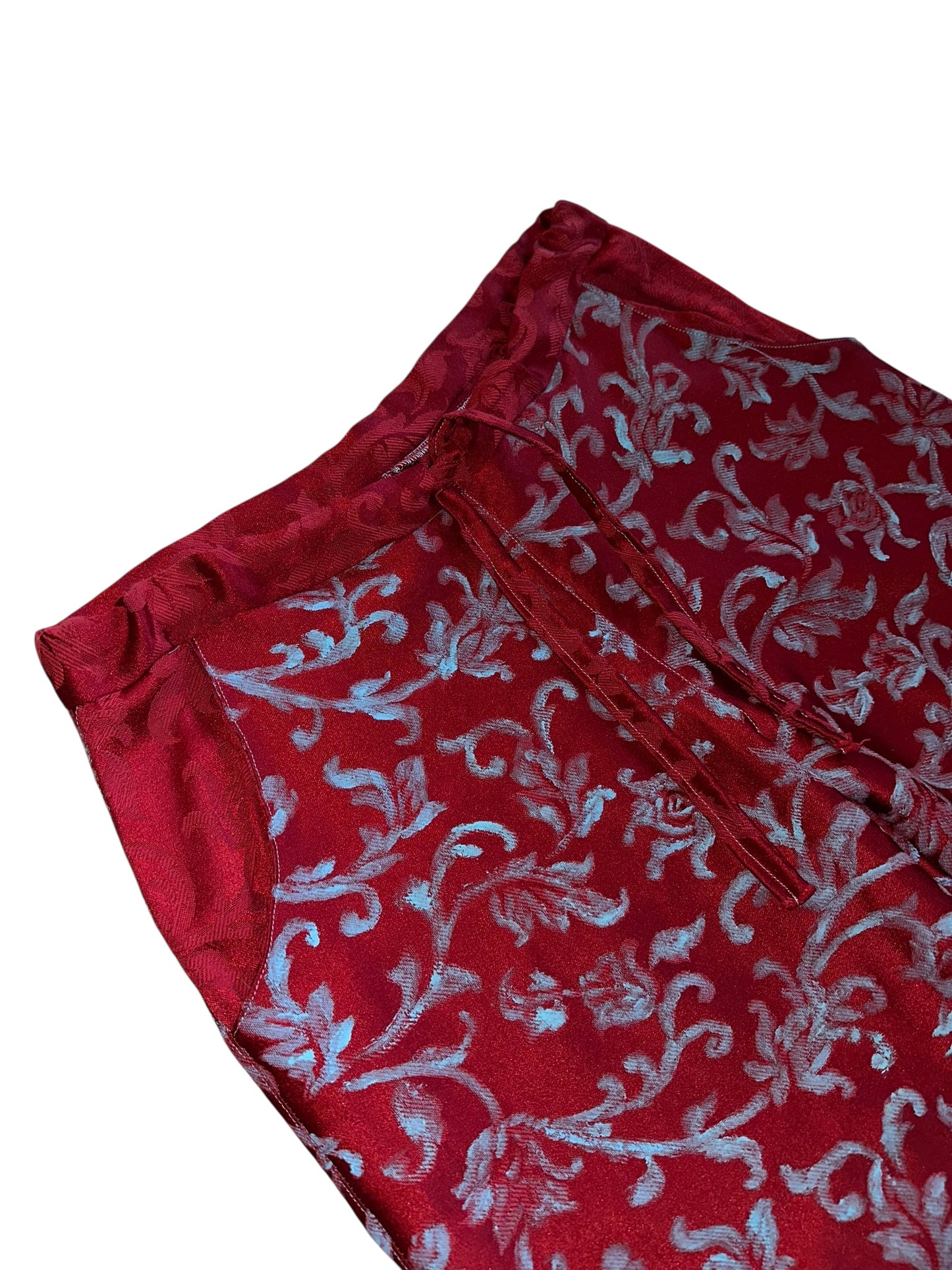 HAND-PAINTED TABLECLOTH PANTS