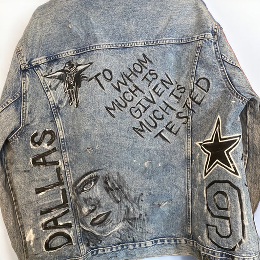 CUSTOM HAND PAINTED DENIM JACKET