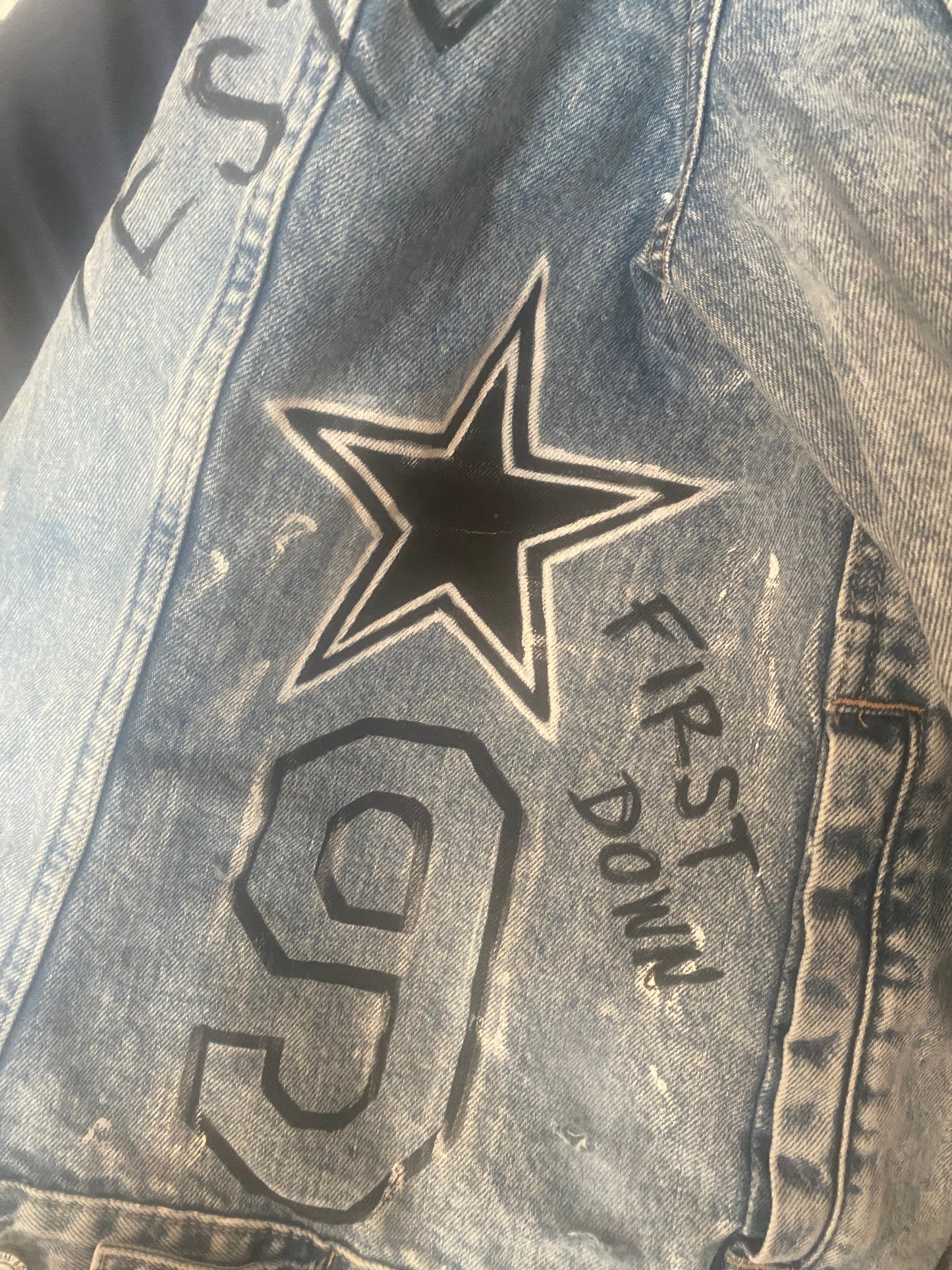 CUSTOM HAND PAINTED DENIM JACKET